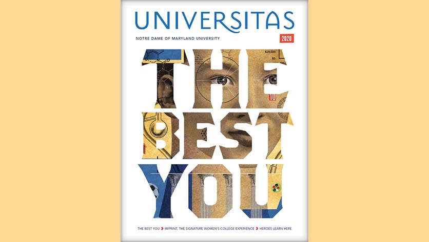 A photo of the 2020 Universitas cover